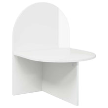 Nachtkastje Hoogglans Wit 48 x 49 x 65 cm Geconstrueerd hout