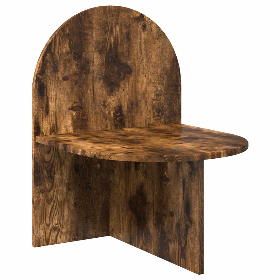 Nachtkastje Gerookt Eiken 48 x 49 x 65 cm Bewerkt hout