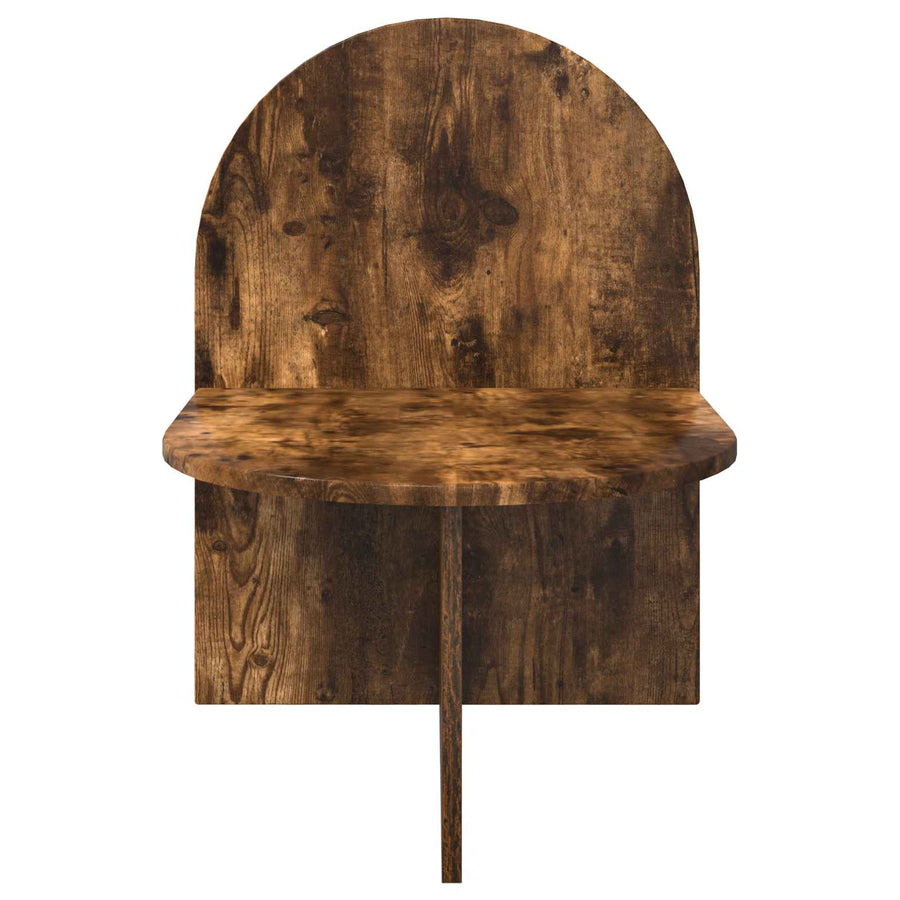 Nachtkastje Gerookt Eiken 48 x 49 x 65 cm Bewerkt hout