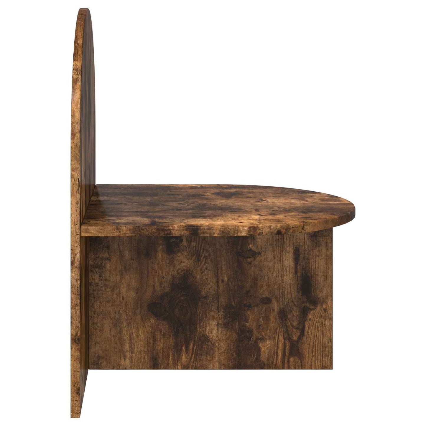 Nachtkastje Gerookt Eiken 48 x 49 x 65 cm Bewerkt hout