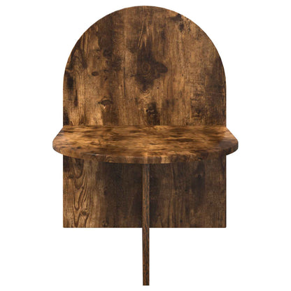 Nachtkastje 2 pcs Gerookt eiken 48 x 49 x 65 cm