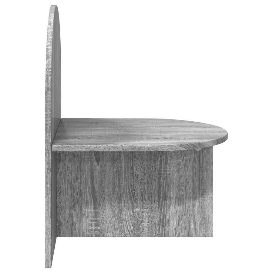Nachtkastje Grijs sonoma 48 x 49 x 65 cm Geconstrueerd hout