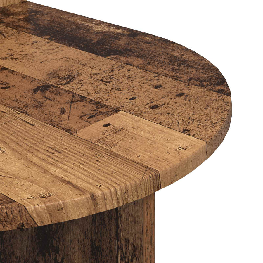 Nachtkastje Oud hout 48 x 49 x 65 cm Geconstrueerd hout