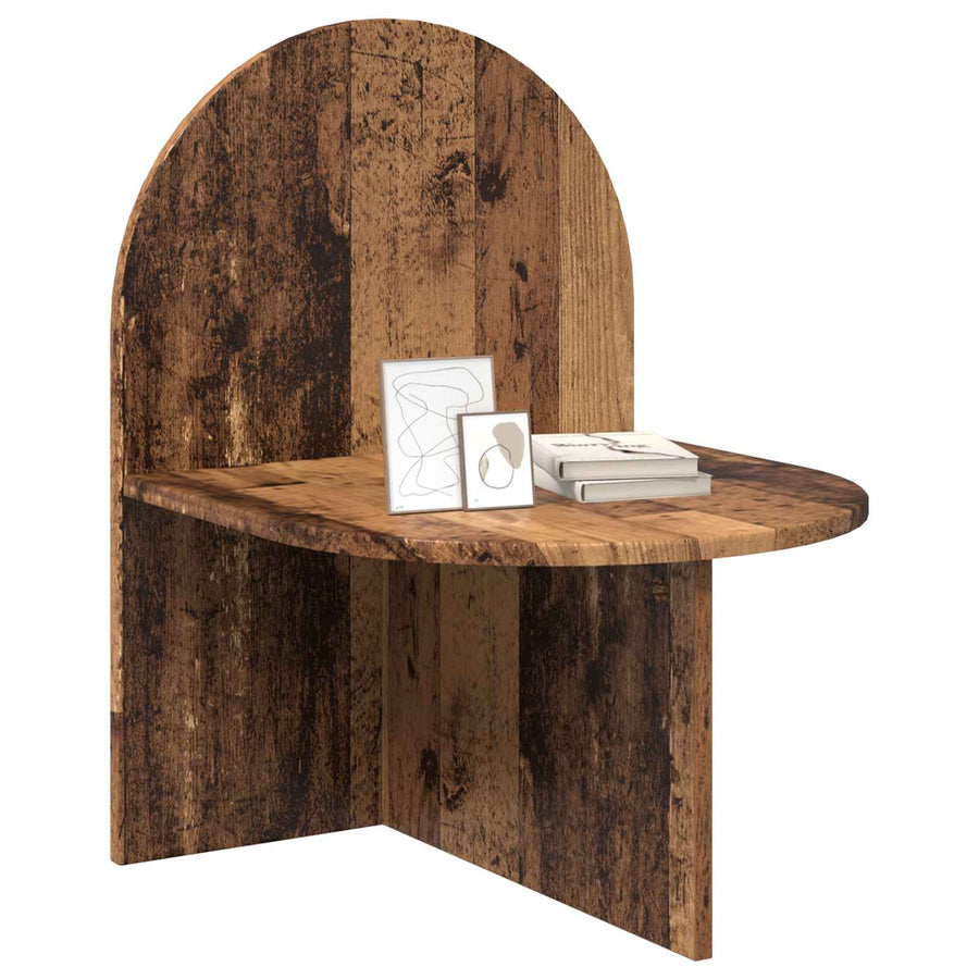 Nachtkastje Oud hout 48 x 49 x 65 cm Geconstrueerd hout