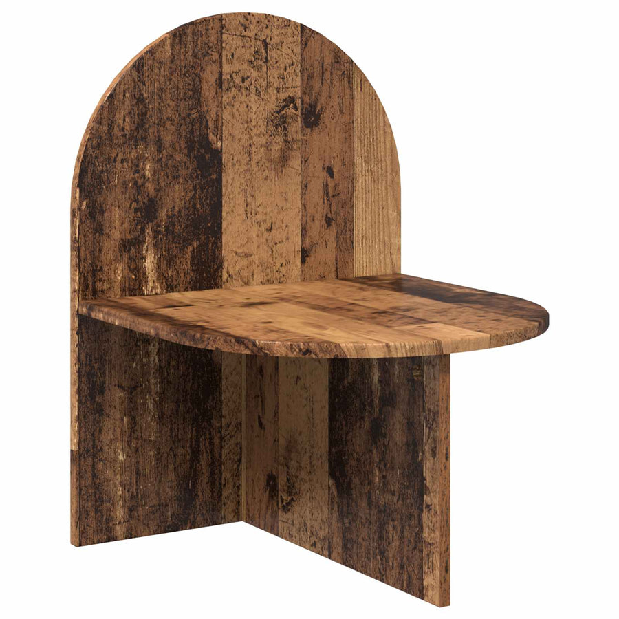 Nachtkastje 2 pcs Oud hout 48 x 49 x 65 cm Geconstrueerd hout