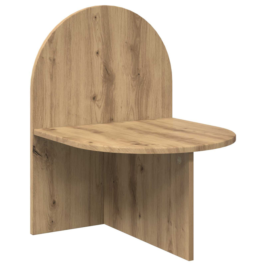 Nachtkastje 2 pcs Artisanaal eiken 48 x 49 x 65 cm