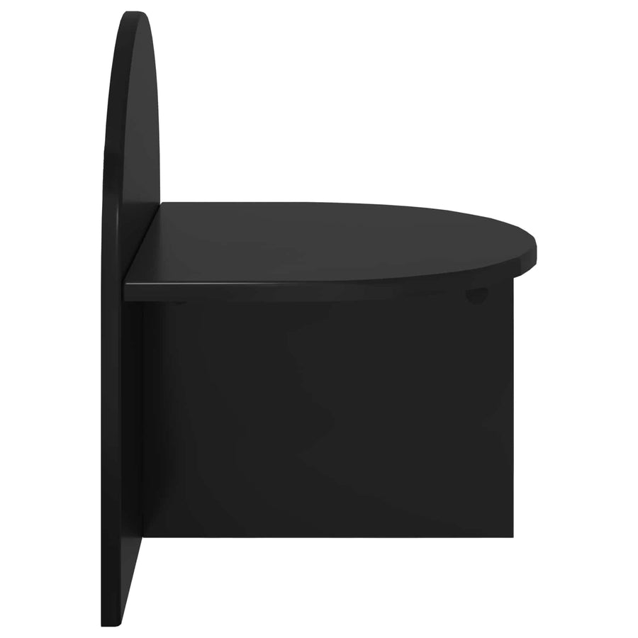 Nachtkastje 2 pcs Zwart eiken 40 x 35,5 x 45,5 cm