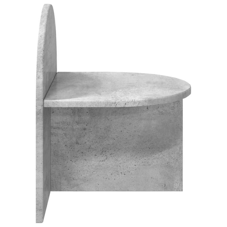 Nachtkastje 2 pcs Betongrijs 40 x 35,5 x 45,5 cm