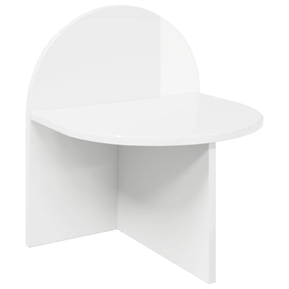 Nachtkastje 2 pcs Hoogglans Wit 40 x 35,5 x 45,5 cm