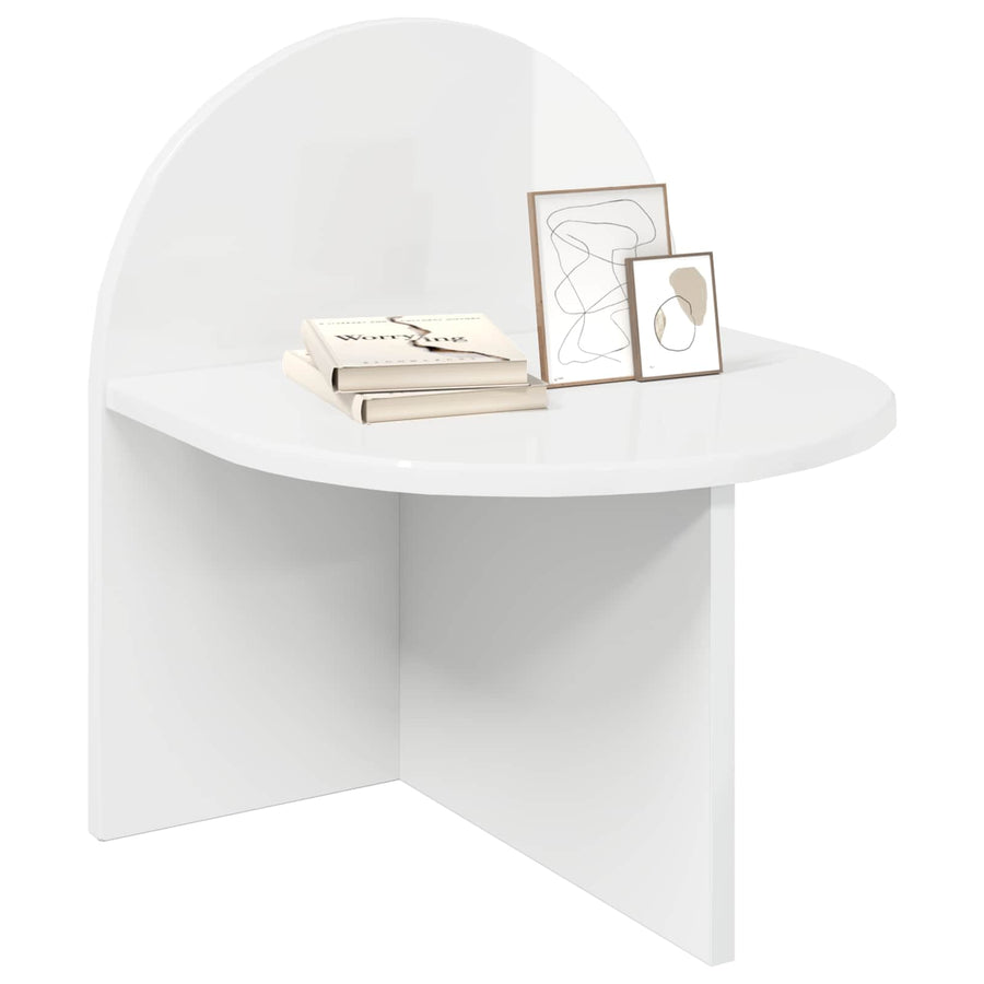 Nachtkastje 2 pcs Hoogglans Wit 40 x 35,5 x 45,5 cm