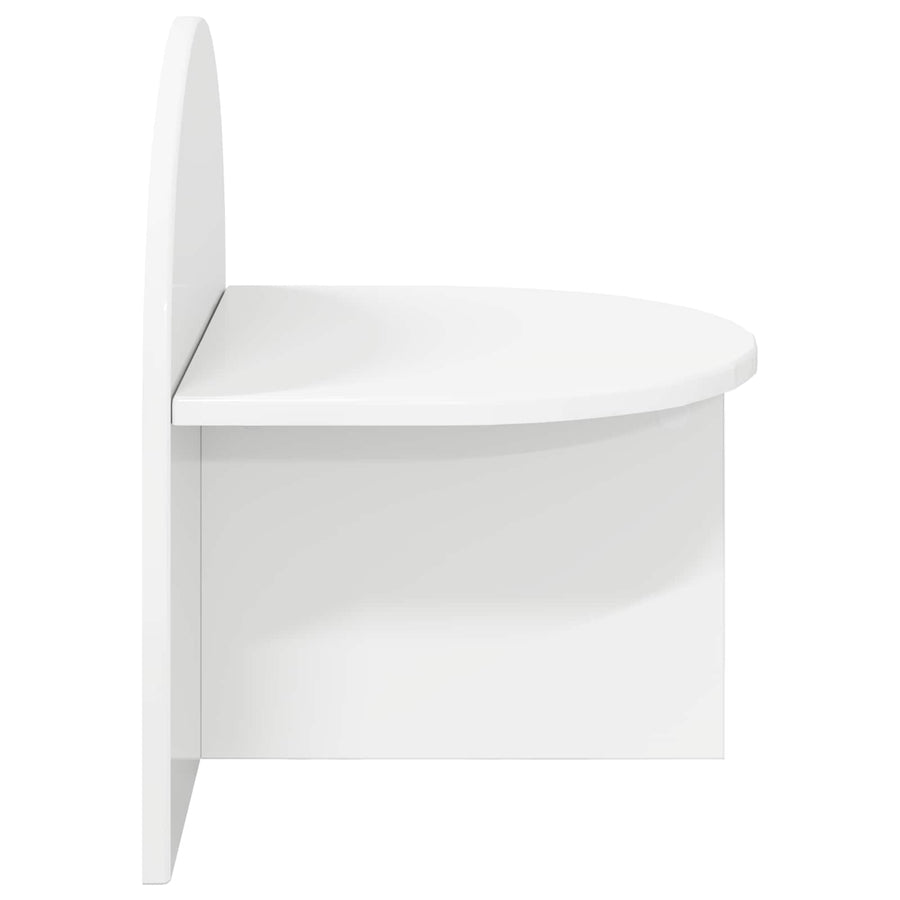 Nachtkastje 2 pcs Hoogglans Wit 40 x 35,5 x 45,5 cm