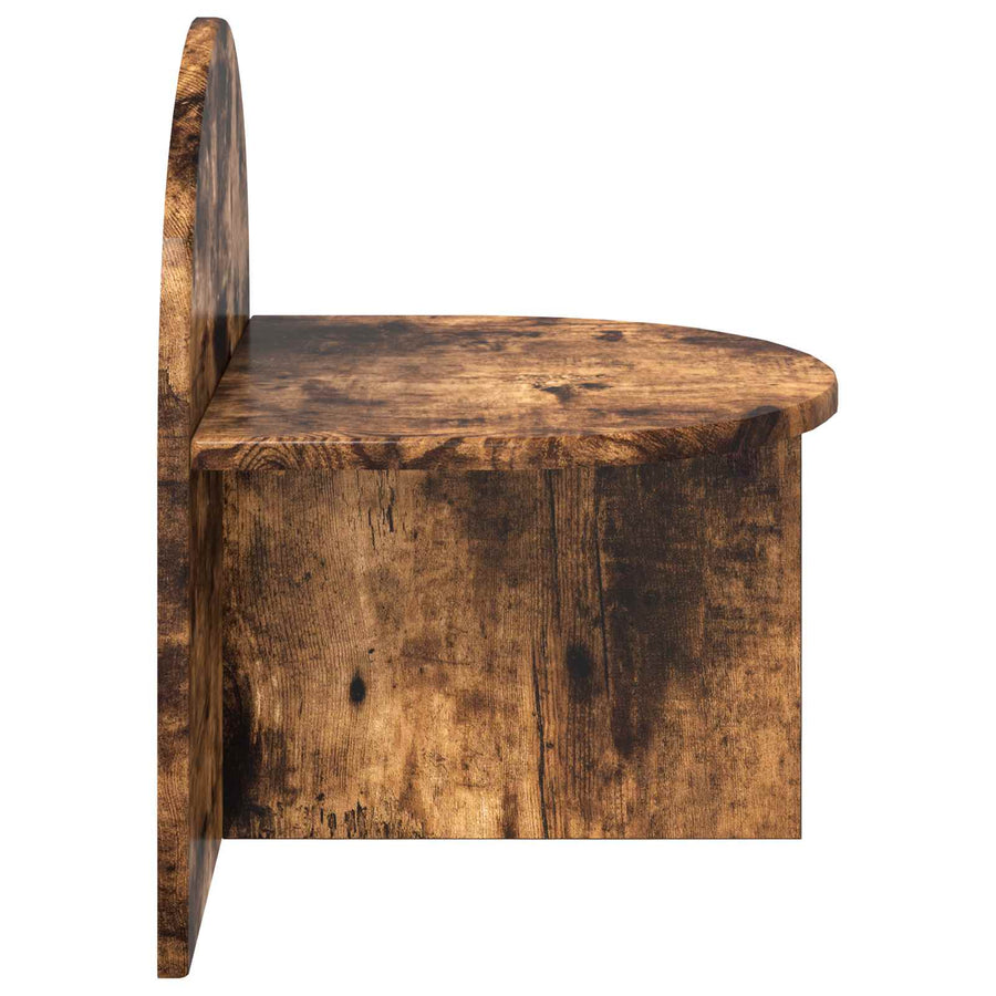 Nachtkastje Gerookte Eik 40 x 35,5 x 45,5 cm Geconstrueerd hout
