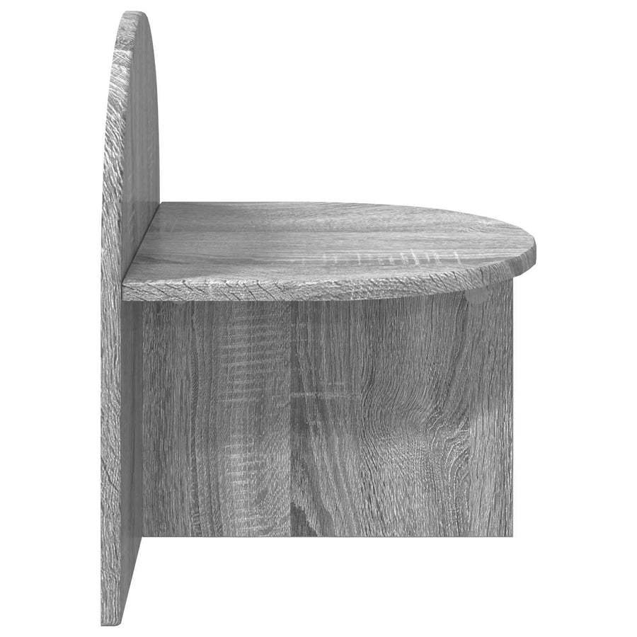 Nachtkastje 2 pcs Grijs sonoma 40 x 35,5 x 45,5 cm