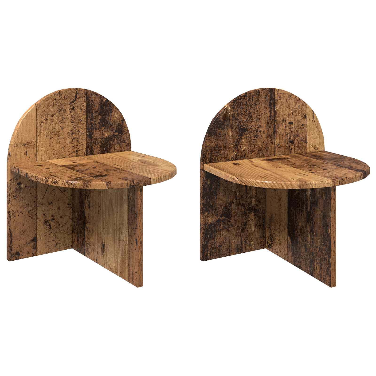 Nachtkastje 2 pcs Oud hout 40 x 35,5 x 45,5 cm