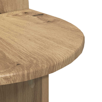 Nachtkastje 2 pcs Artisanaal eiken 40 x 35,5 x 45,5 cm