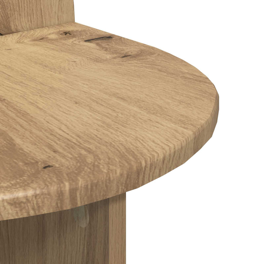 Nachtkastje 2 pcs Artisanaal eiken 40 x 35,5 x 45,5 cm