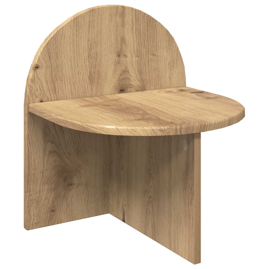 Nachtkastje 2 pcs Artisanaal eiken 40 x 35,5 x 45,5 cm