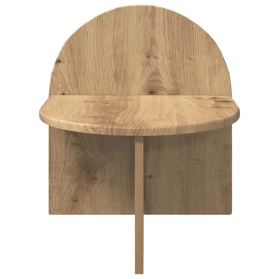 Nachtkastje 2 pcs Artisanaal eiken 40 x 35,5 x 45,5 cm