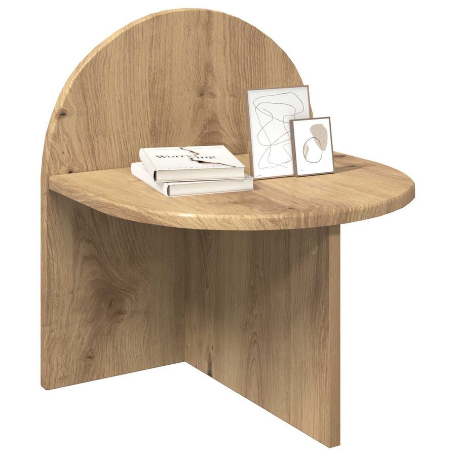 Nachtkastje 2 pcs Artisanaal eiken 40 x 35,5 x 45,5 cm