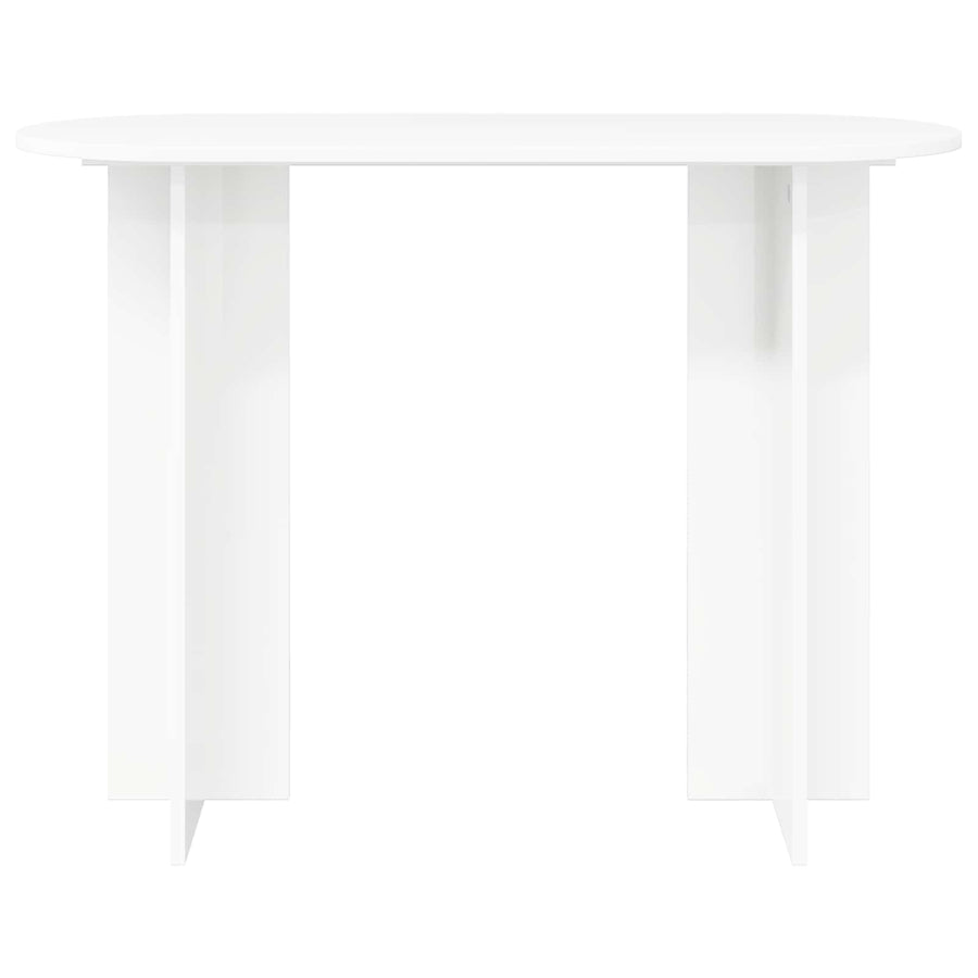 Wandtafel met opslag Wit 100 x 39,5 x 75 cm Bewerkt hout