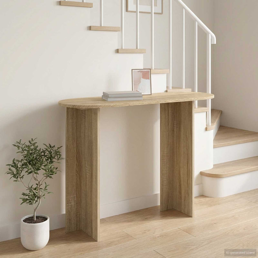 Wandtafel Sonoma Eiken 100 x 39,5 x 75 cm Bewerkt hout