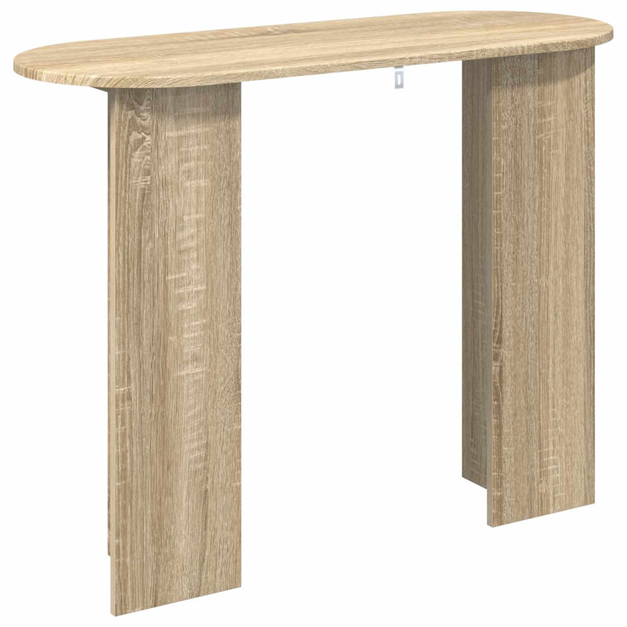 Wandtafel Sonoma Eiken 100 x 39,5 x 75 cm Bewerkt hout