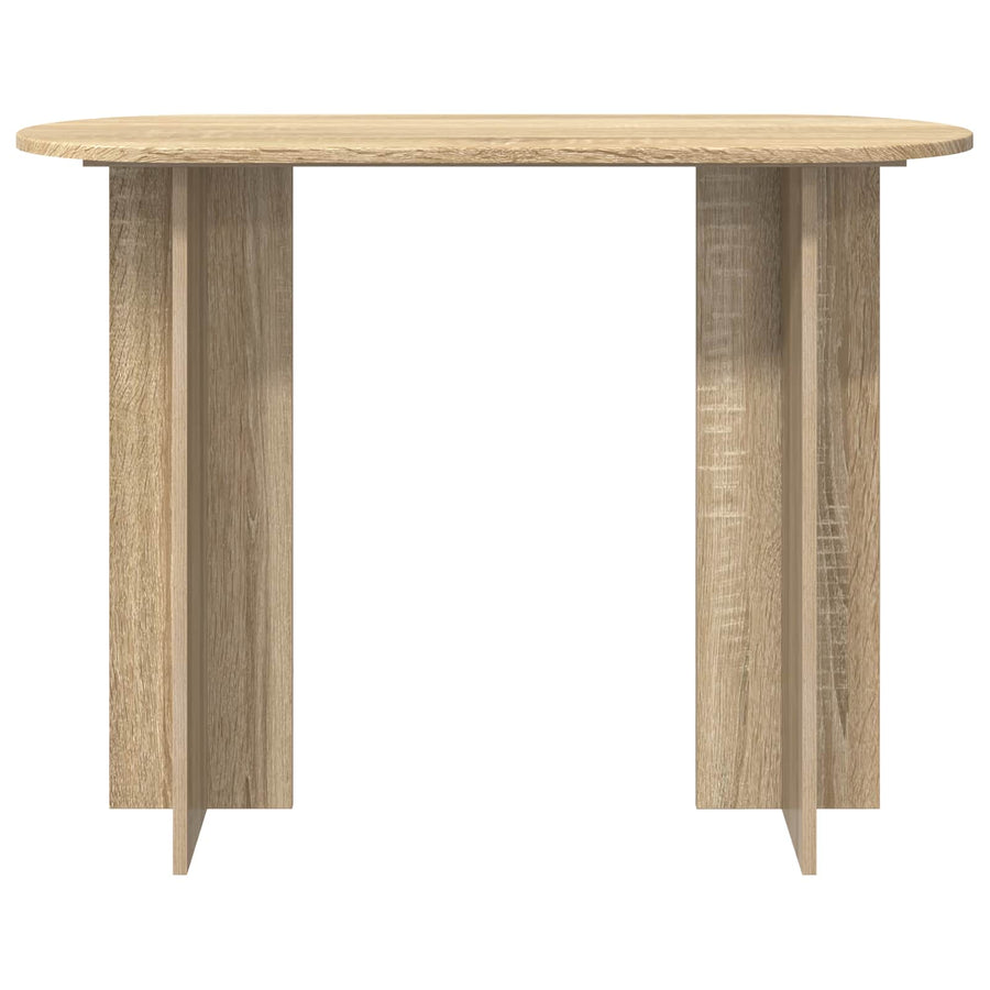 Wandtafel Sonoma Eiken 100 x 39,5 x 75 cm Bewerkt hout