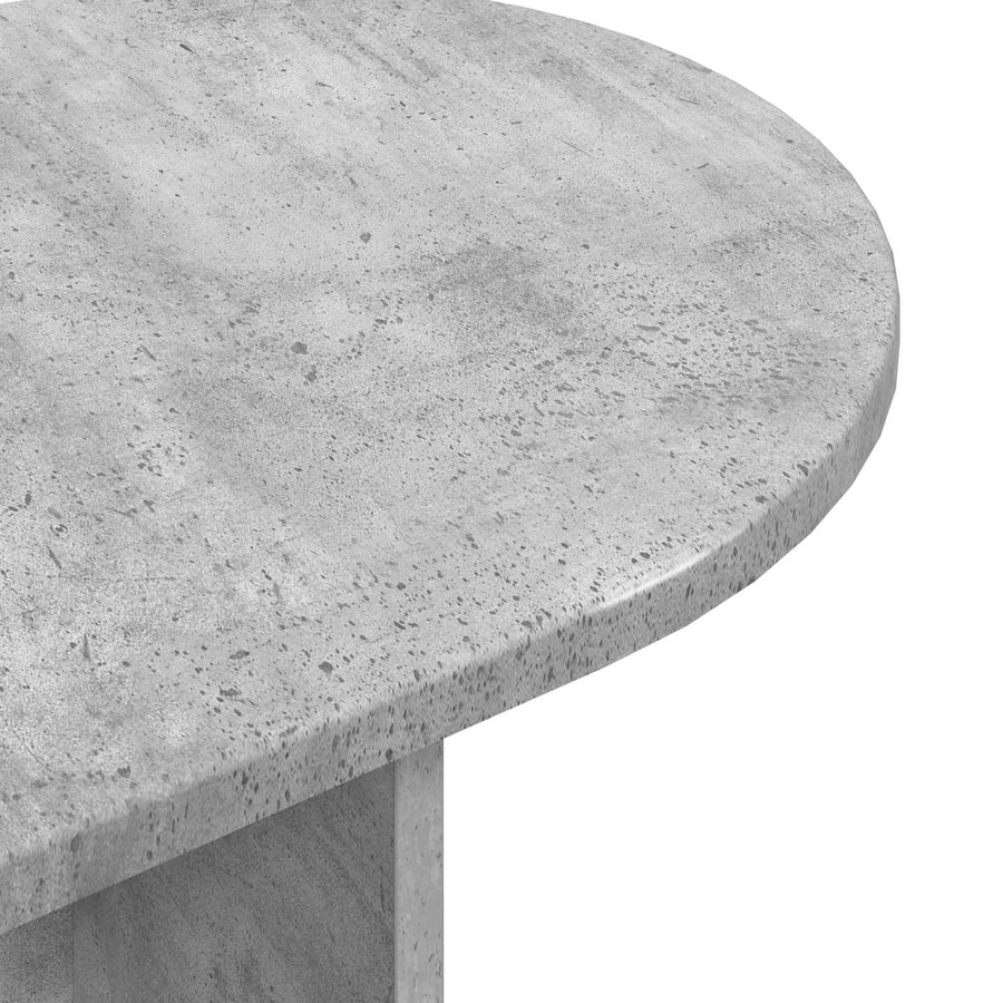 Wandtafel met opslag Betongrijs 100 x 39,5 x 75 cm Bewerkt hout