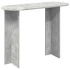Wandtafel 100x39,5x75 cm betongrijs bewerkt hout