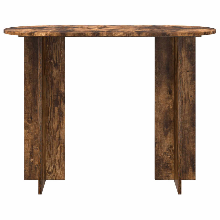 Wandtafel Gerookt eiken 100 x 39,5 x 75 cm Bewerkt hout