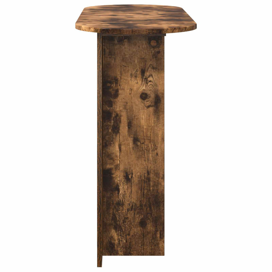 Wandtafel Gerookt eiken 100 x 39,5 x 75 cm Bewerkt hout