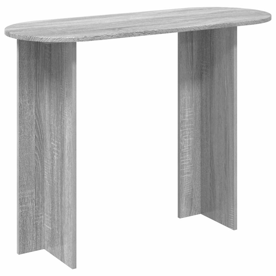 Wandtafel Grijs sonoma 100 x 39,5 x 75 cm Bewerkt hout