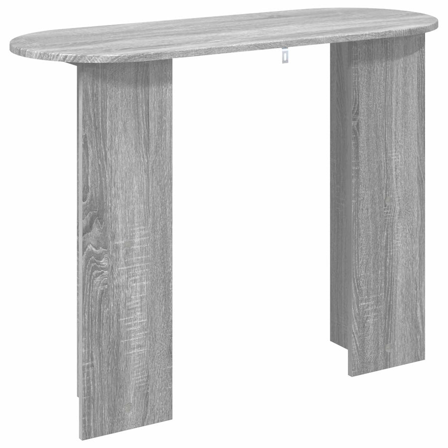 Wandtafel Grijs sonoma 100 x 39,5 x 75 cm Bewerkt hout