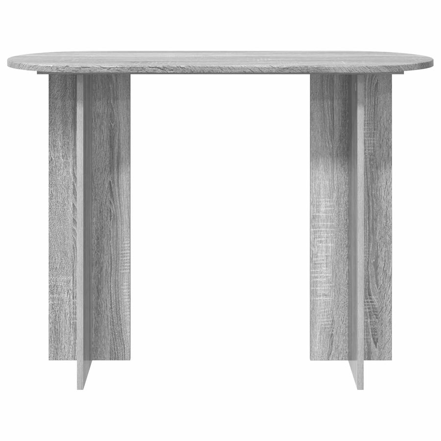 Wandtafel Grijs sonoma 100 x 39,5 x 75 cm Bewerkt hout