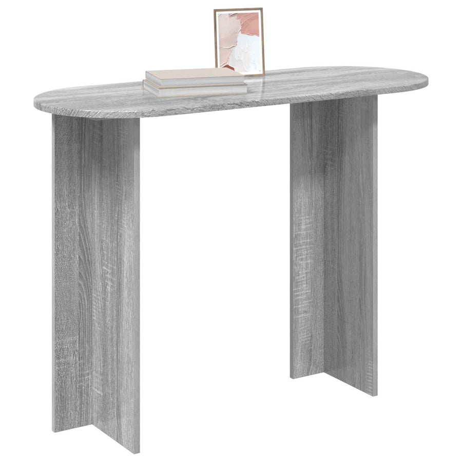 Wandtafel Grijs sonoma 100 x 39,5 x 75 cm Bewerkt hout