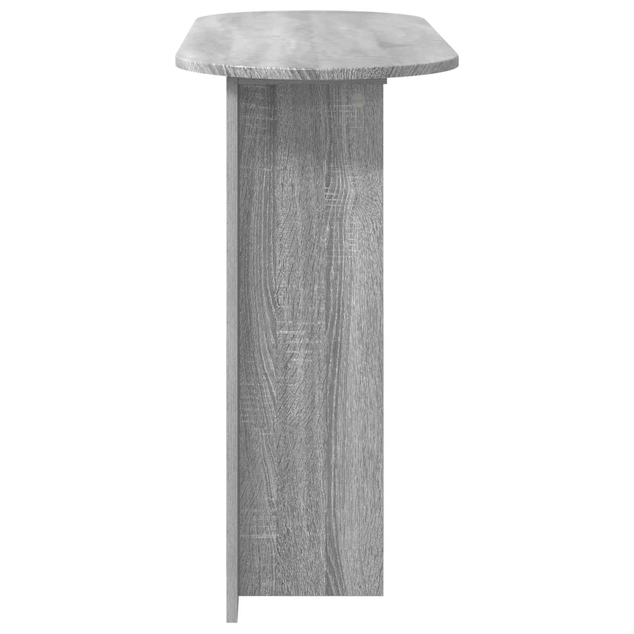 Wandtafel Grijs sonoma 100 x 39,5 x 75 cm Bewerkt hout