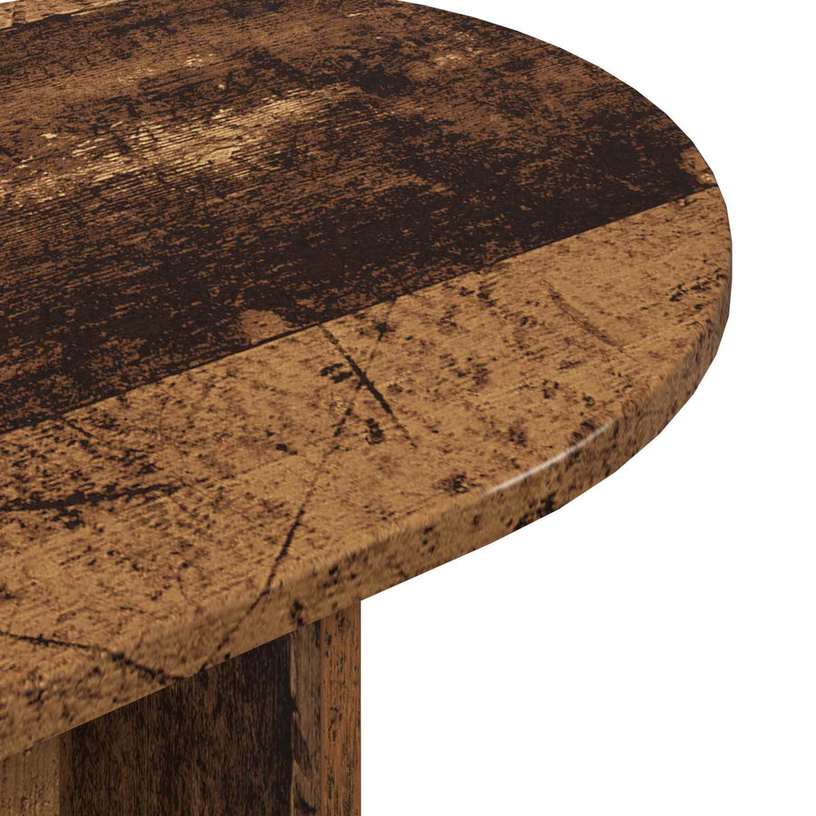 Wandtafel met opslag Oud hout 100 x 39,5 x 75 cm Bewerkt hout
