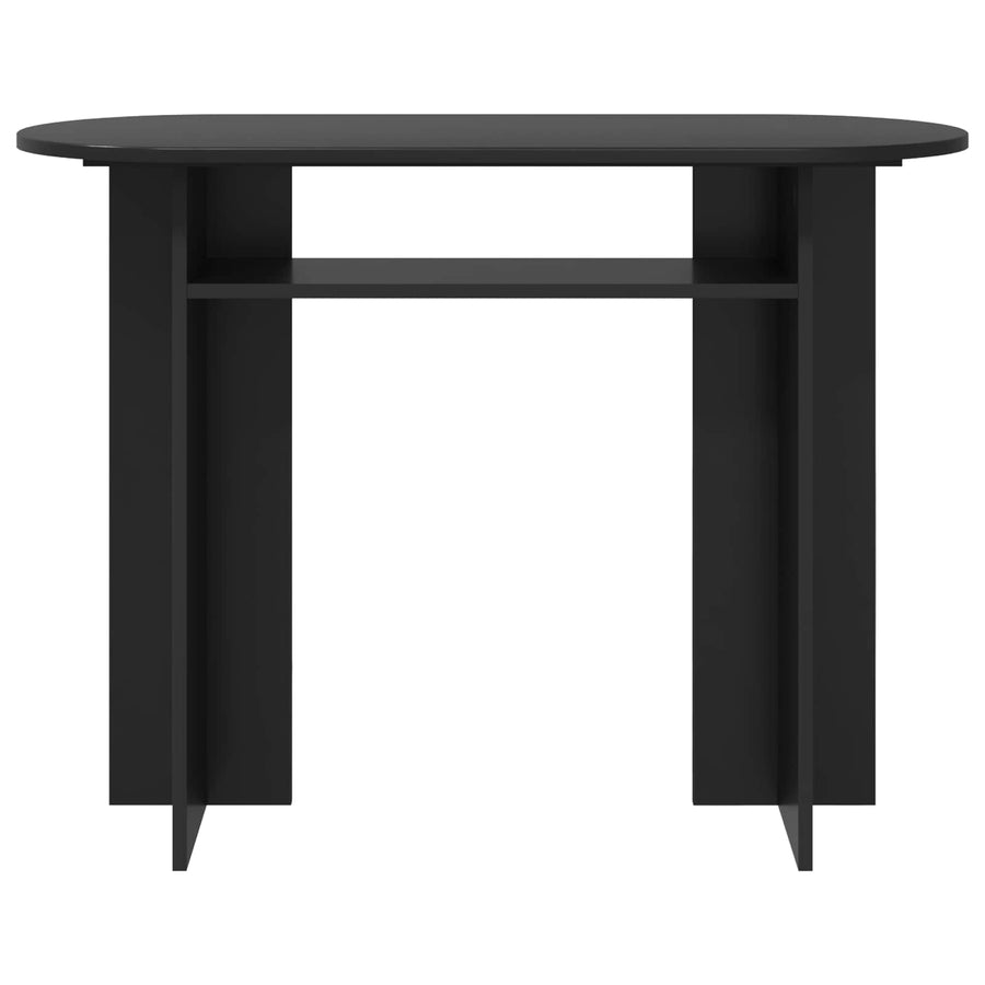 Wandtafel Zwart eiken 100 x 39,5 x 75 cm Bewerkt hout