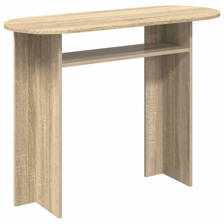 Wandtafel Sonoma Eiken 100 x 39,5 x 75 cm Bewerkt hout
