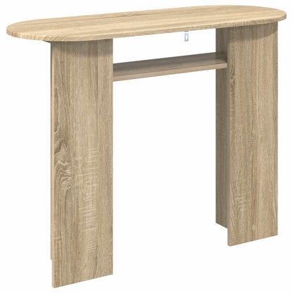 Wandtafel Sonoma Eiken 100 x 39,5 x 75 cm Bewerkt hout