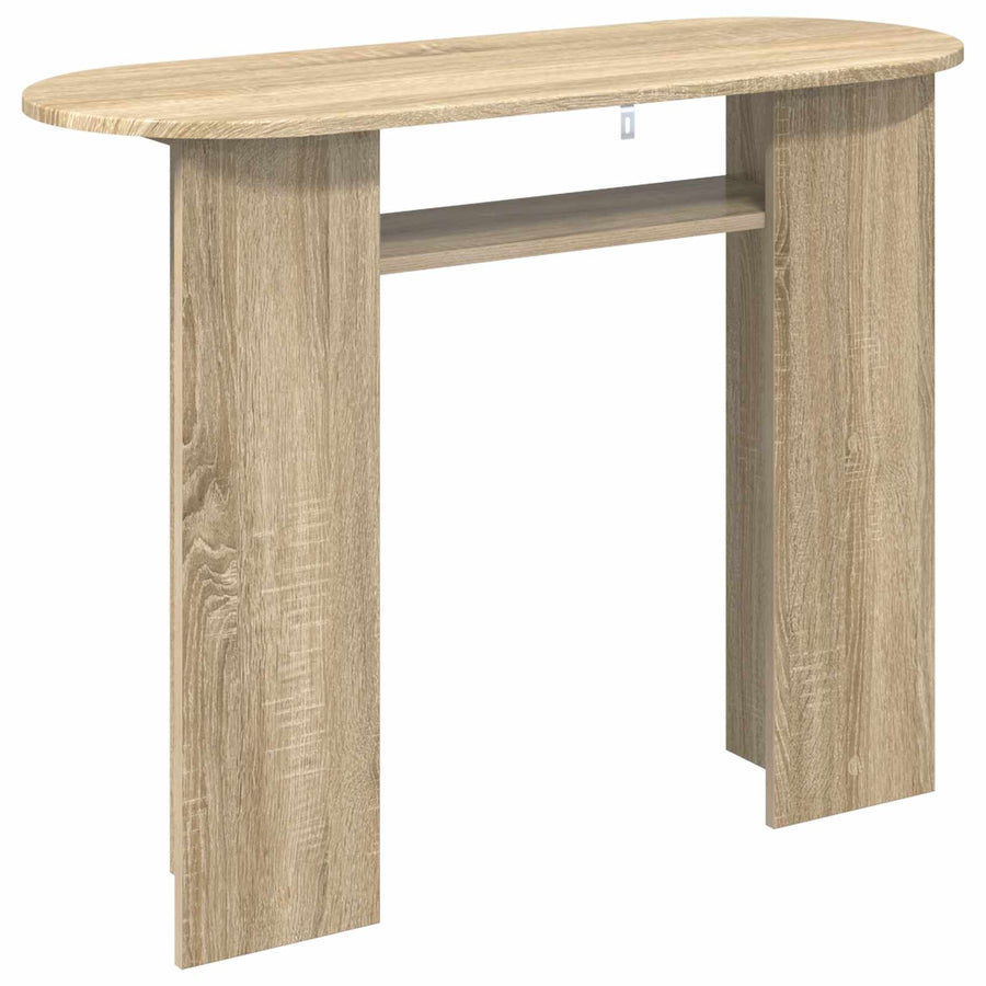 Wandtafel Sonoma Eiken 100 x 39,5 x 75 cm Bewerkt hout