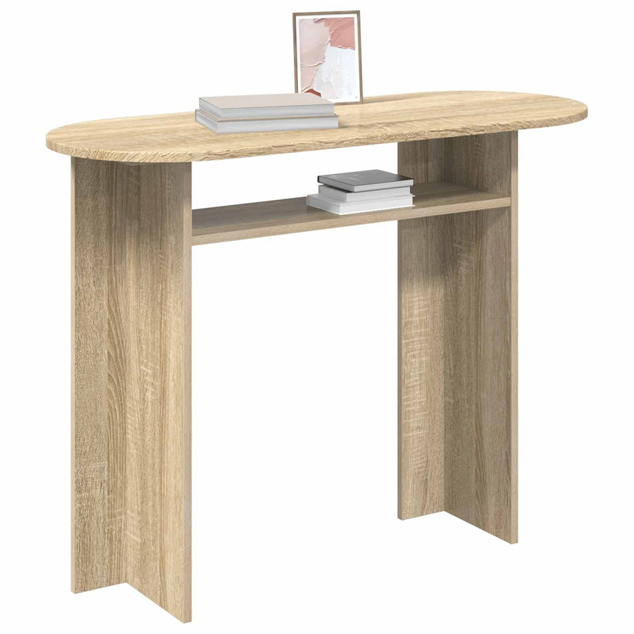 Wandtafel Sonoma Eiken 100 x 39,5 x 75 cm Bewerkt hout