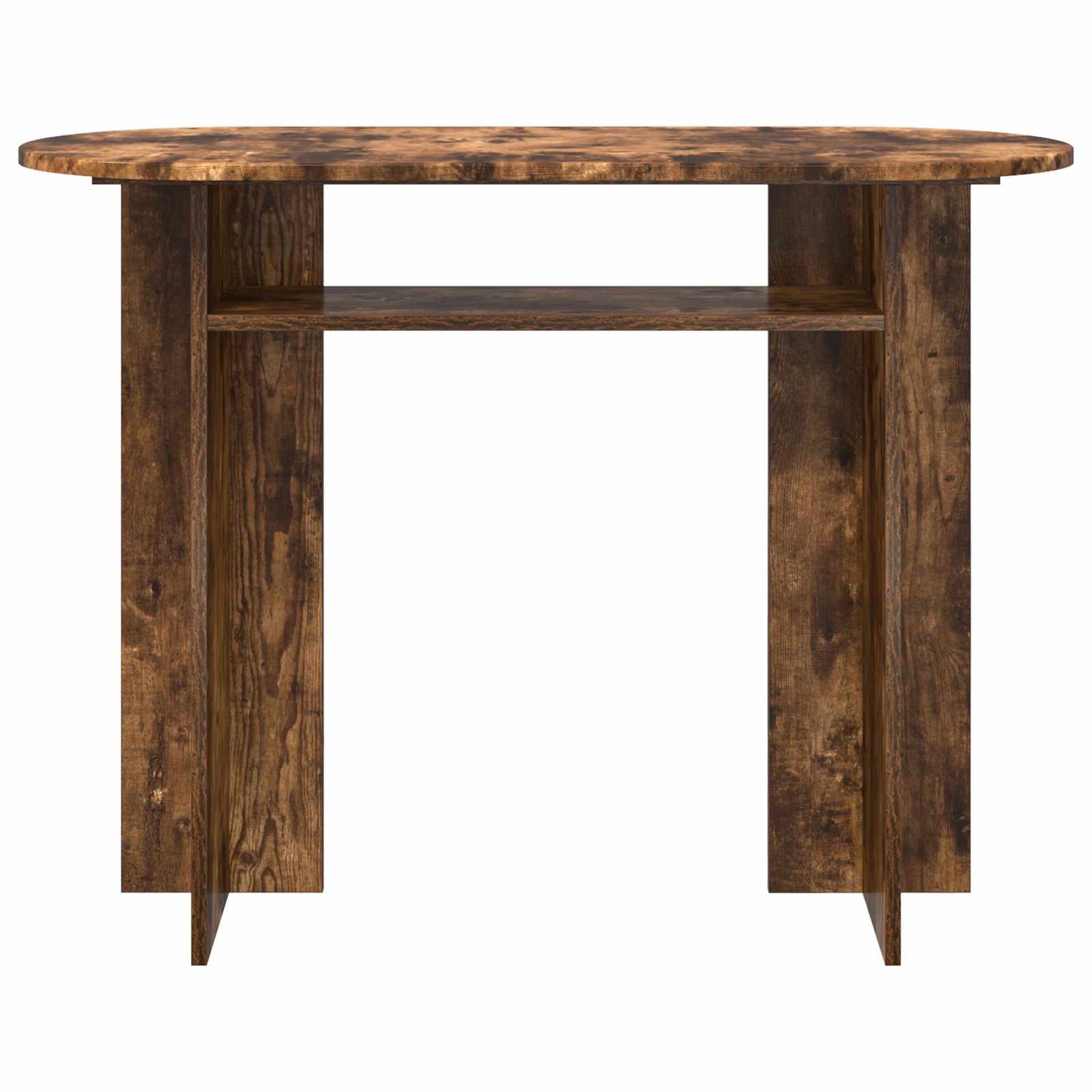Wandtafel Gerookt eiken 100 x 39,5 x 75 cm Bewerkt hout