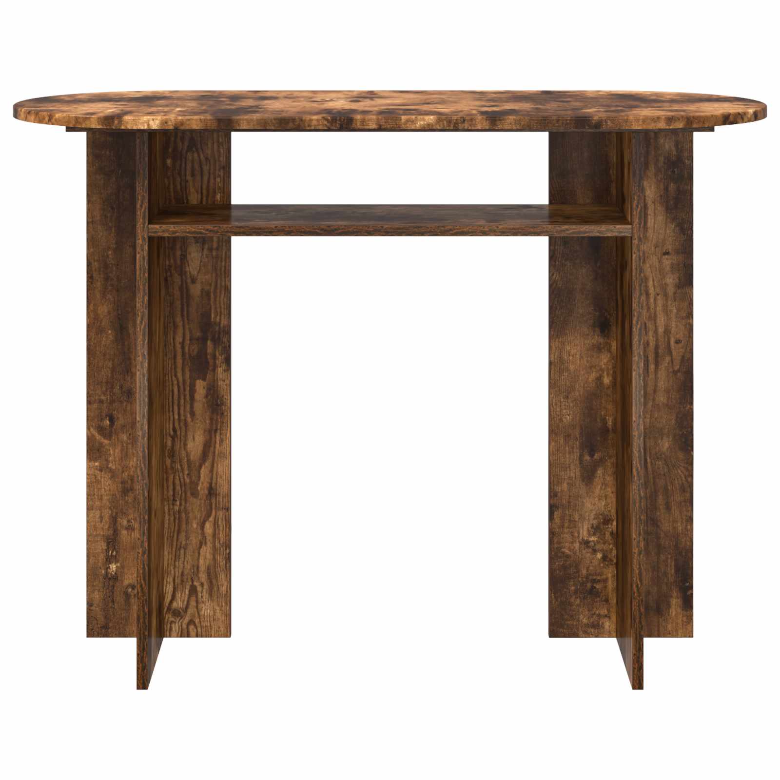 Wandtafel Gerookt eiken 100 x 39,5 x 75 cm Bewerkt hout