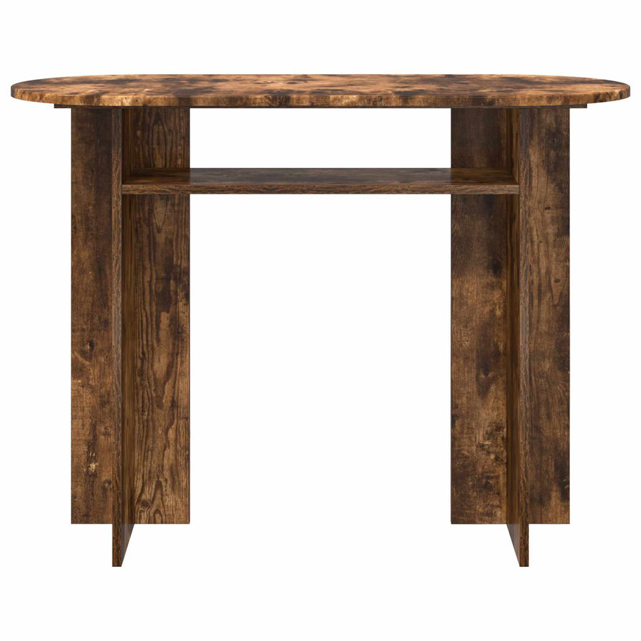 Wandtafel Gerookt eiken 100 x 39,5 x 75 cm Bewerkt hout