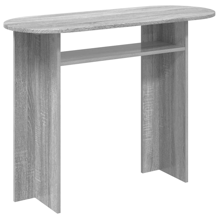 Wandtafel Grijs sonoma 100 x 39,5 x 75 cm Bewerkt hout
