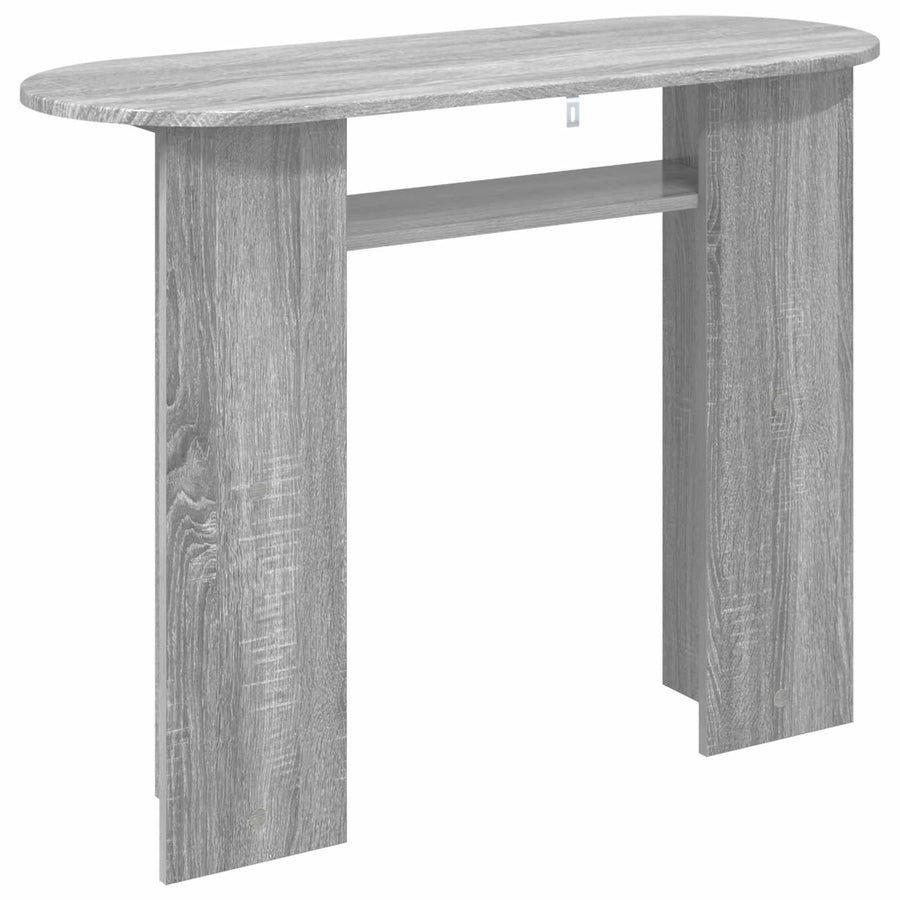 Wandtafel Grijs sonoma 100 x 39,5 x 75 cm Bewerkt hout