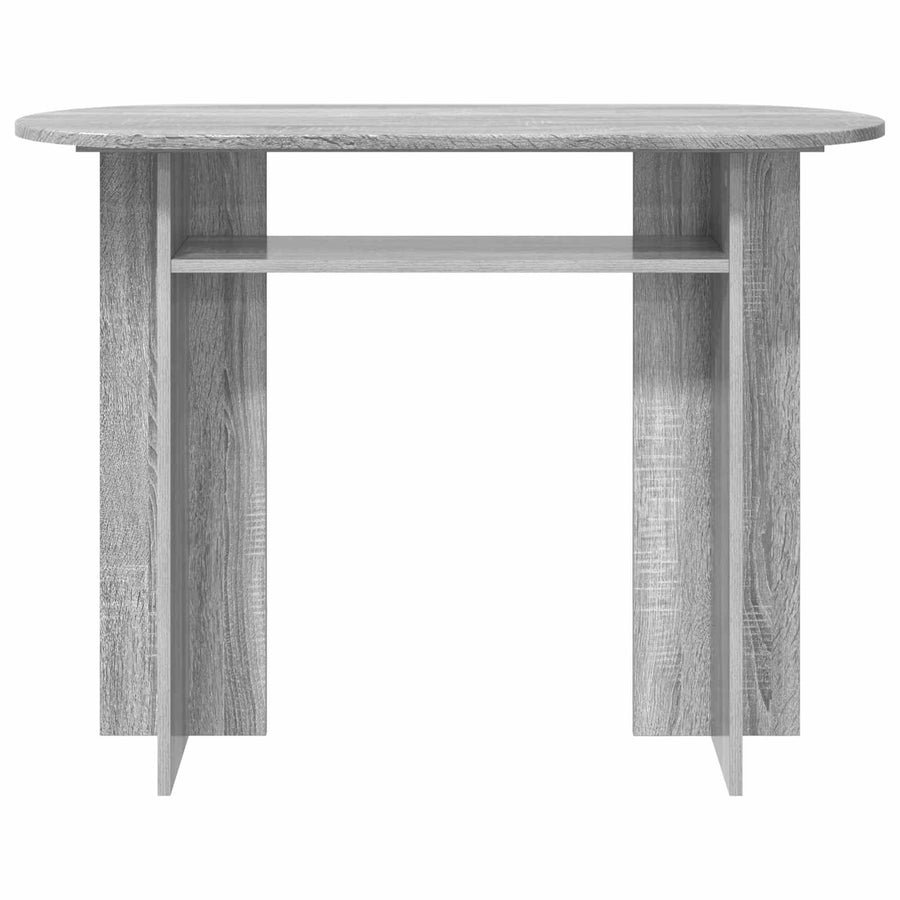 Wandtafel Grijs sonoma 100 x 39,5 x 75 cm Bewerkt hout