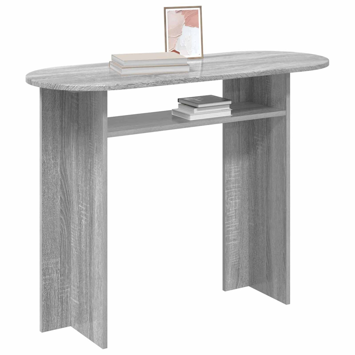 Wandtafel Grijs sonoma 100 x 39,5 x 75 cm Bewerkt hout