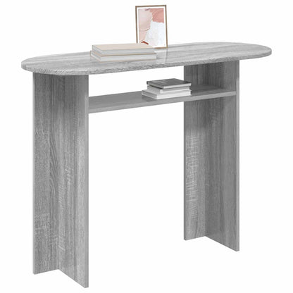 Wandtafel Grijs sonoma 100 x 39,5 x 75 cm Bewerkt hout